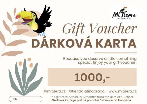 Dárková karta - Gift Voucher 1000