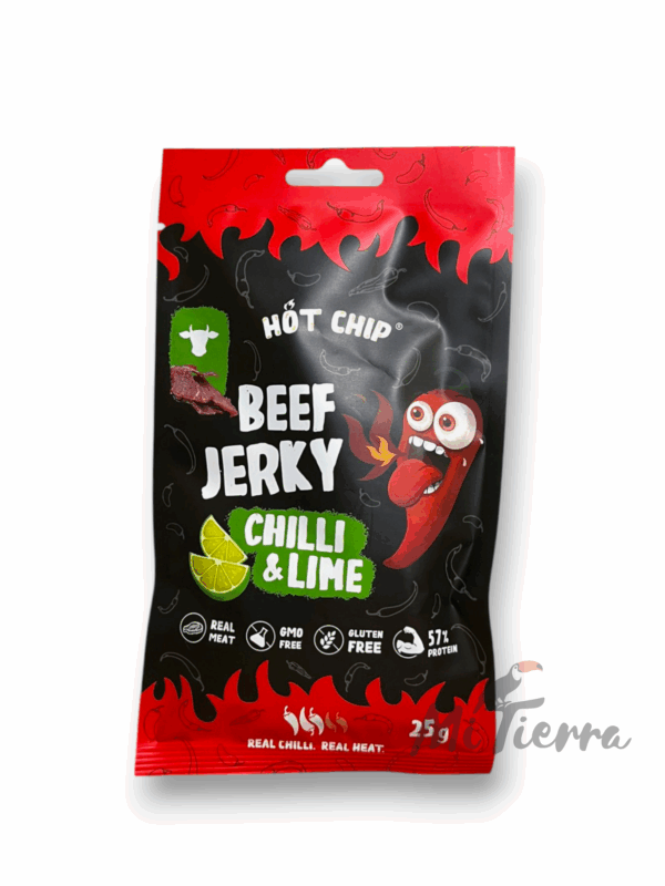 Hot Chip Beef Jerky Chili & Lime 25g