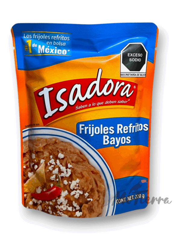 Isadora frijoles refritos bayos 220g